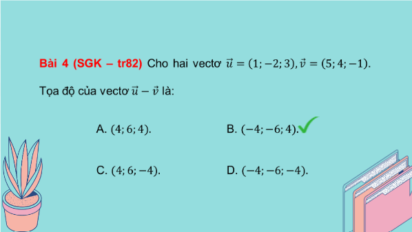 Giáo án điện tử Toán 12 Bài tập cuối chương 2 | PPT Toán 12