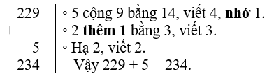 Giáo án Toán lớp 2 Phép cộng có nhớ trong phạm vi 1000 | Chân trời sáng tạo