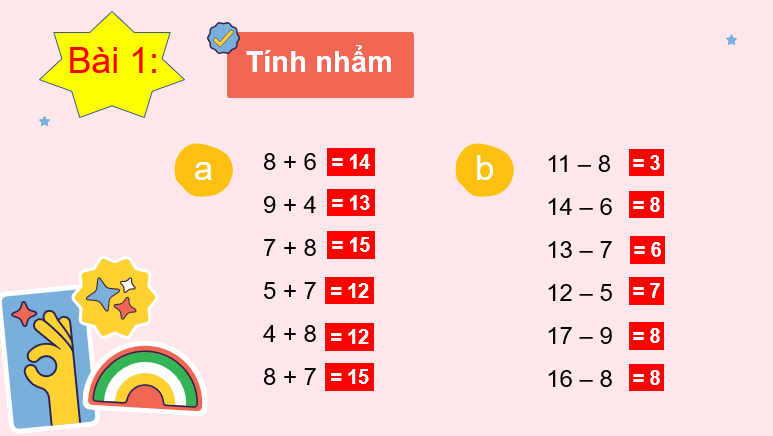 Giáo án điện tử Toán lớp 2 Bài 14: Luyện tập chung | PPT Toán lớp 2 Kết nối tri thức