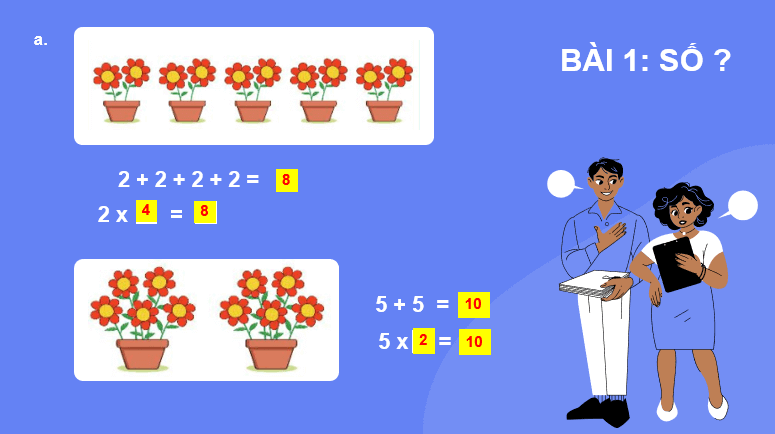 Giáo án điện tử Toán lớp 2 Bài 37: Phép nhân | PPT Toán lớp 2 Kết nối tri thức