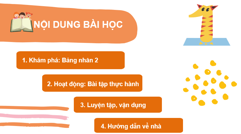 Giáo án điện tử Toán lớp 2 Bài 39: Bảng nhân 2 | PPT Toán lớp 2 Kết nối tri thức