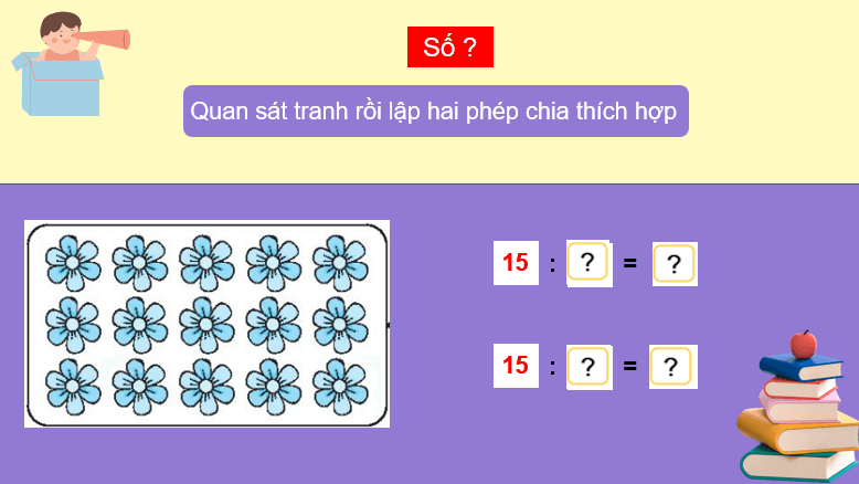 Giáo án điện tử Toán lớp 2 Bài 42: Số bị chia, số chia, thương | PPT Toán lớp 2 Kết nối tri thức