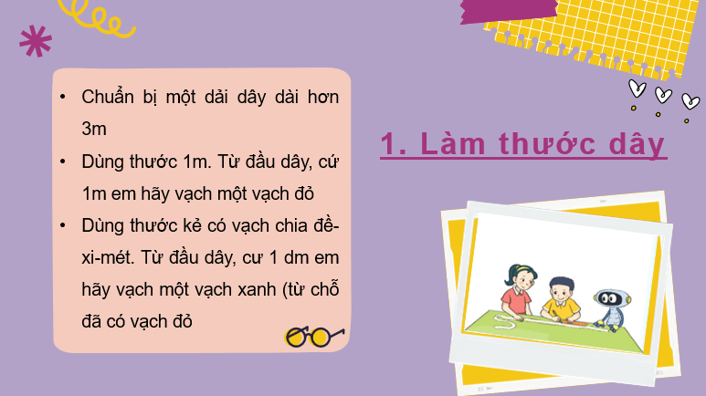 Giáo án điện tử Toán lớp 2 Bài 57: Thực hành và trải nghiệm đo độ dài | PPT Toán lớp 2 Kết nối tri thức