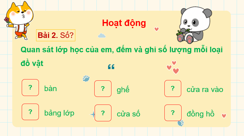 Giáo án điện tử Toán lớp 2 Bài 67: Thực hành và trải nghiệm thu thập, phân loại, kiểm đếm số liệu | PPT Toán lớp 2 Kết nối tri thức