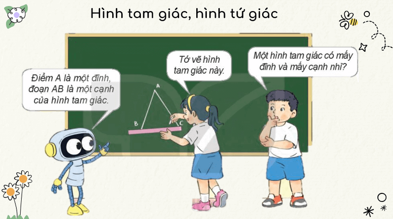 Giáo án điện tử Toán lớp 3 Bài 19: Hình tam giác, hình tứ giác. Hình chữ nhật, hình vuông | PPT Toán lớp 3 Kết nối tri thức