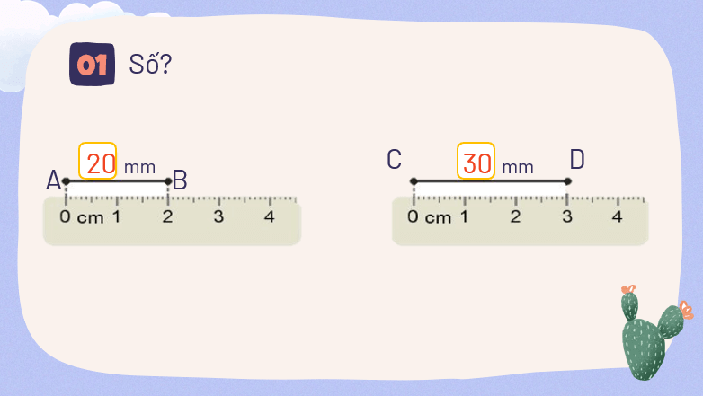 Giáo án điện tử Toán lớp 3 Bài 30: Mi - li - mét | PPT Toán lớp 3 Kết nối tri thức