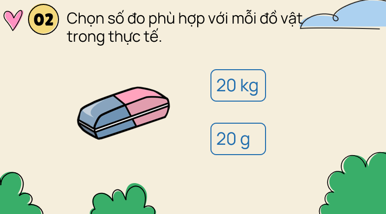 Giáo án điện tử Toán lớp 3 Bài 34: Thực hành và trải nghiệm với các đơn vị mi - li - mét, gam, mi - li - lít, độ C | PPT Toán lớp 3 Kết nối tri thức