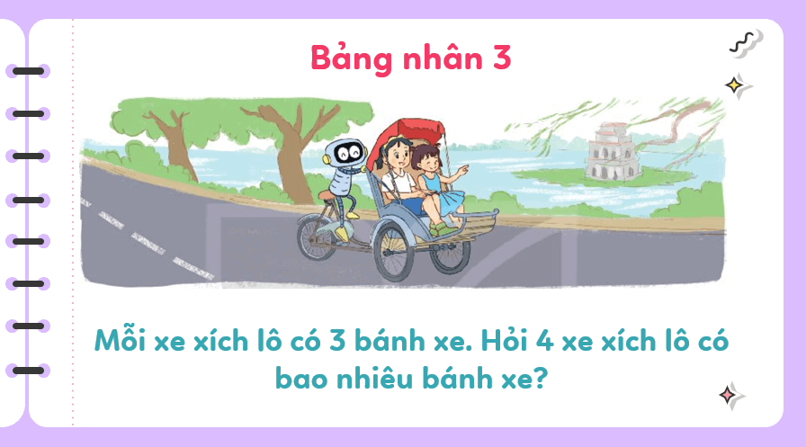 Giáo án điện tử Toán lớp 3 Bài 5: Bảng nhân 3, bảng chia 3 | PPT Toán lớp 3 Kết nối tri thức