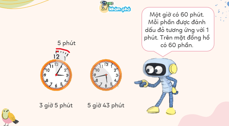 Giáo án điện tử Toán lớp 3 Bài 66: Xem đồng hồ. Tháng - năm | PPT Toán lớp 3 Kết nối tri thức