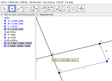 Giáo án Toán 6 Bài 2: Vẽ hình đơn giản với phần mềm geogebra | Kết nối tri thức