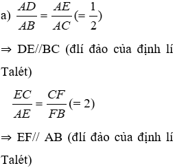 Giáo án Toán 8 Bài 2: Định lí đảo và hệ quả của định lí Ta-lét mới nhất