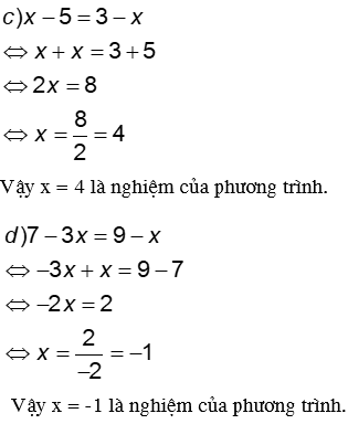 Giáo án Toán 8 Bài 2: Phương trình bậc nhất một ẩn và cách giải mới nhất