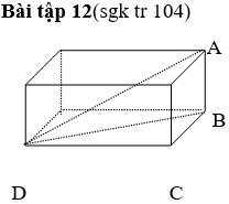 Giáo án Toán 8 Bài 6: Thể tích của hình lăng trụ đứng mới nhất