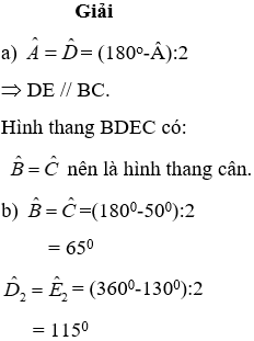 Giáo án Toán 8 Luyện tập (trang 75) mới nhất