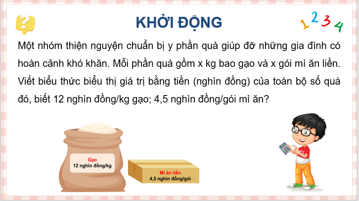 Giáo án điện tử Toán 8 Bài 1: Đơn thức | PPT Toán 8 Kết nối tri thức