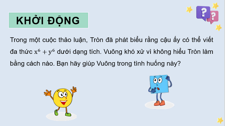 Giáo án điện tử Toán 8 Bài 8: Tổng và hiệu hai lập phương | PPT Toán 8 Kết nối tri thức