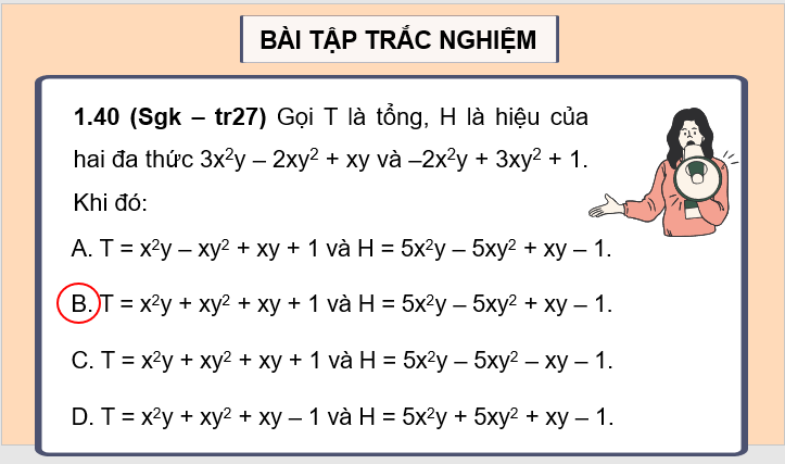 Giáo án điện tử Toán 8 Bài tập cuối chương 1 | PPT Toán 8 Kết nối tri thức