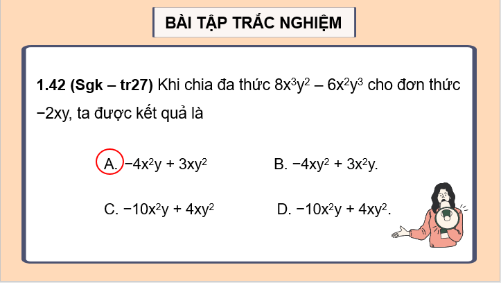 Giáo án điện tử Toán 8 Bài tập cuối chương 1 | PPT Toán 8 Kết nối tri thức