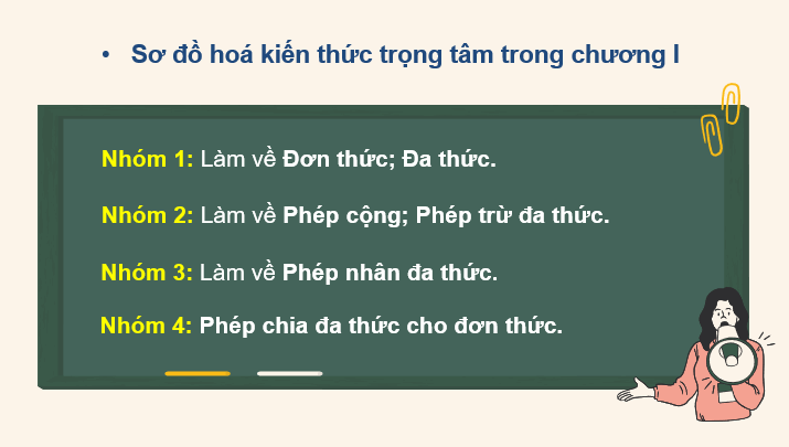 Giáo án điện tử Toán 8 Bài tập cuối chương 1 | PPT Toán 8 Kết nối tri thức