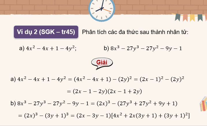 Giáo án điện tử Toán 8 Luyện tập chung (trang 45) | PPT Toán 8 Kết nối tri thức