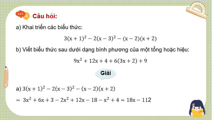 Giáo án điện tử Toán 8 Luyện tập chung (trang 40) | PPT Toán 8 Kết nối tri thức