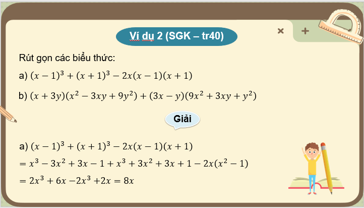 Giáo án điện tử Toán 8 Luyện tập chung (trang 40) | PPT Toán 8 Kết nối tri thức