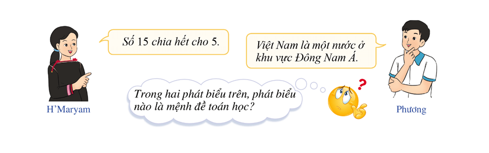 Giáo án Toán 10 Bài 1: Mệnh đề toán học | Cánh diều