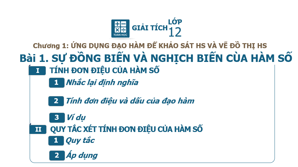 Giáo án điện tử Toán 12 (hay nhất) | Bài giảng powerpoint (PPT) Toán 12