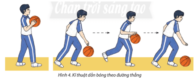 Em hãy tìm hiểu thêm động tác di chuyển không bóng và kĩ thuật dẫn bóng trong môn bóng rổ