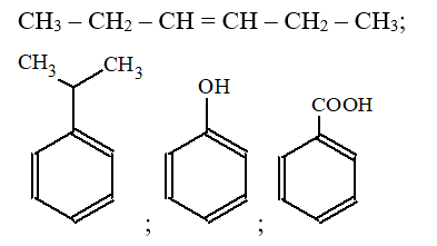 Hãy phân loại các hợp chất hữu cơ cho dưới đây thành hai nhóm: hydrocarbon và dẫn xuất hydrocarbon