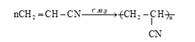 Cần bao nhiêu tấn acrylonytrile để điểu chế 1 tấn tơ nitron? Biết hiệu suất của phản ứng trùng hợp là 65%