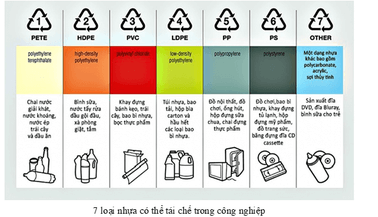 Nêu các vật dụng bằng chất dẻo thường được sử dụng hằng ngày mà có thể tái chế