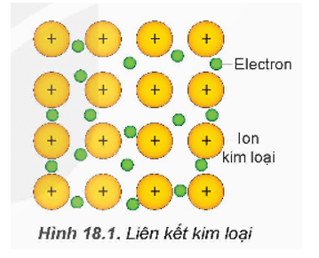 Lý thuyết Hóa học 12 Bài 18: Cấu tạo và liên kết trong tinh thể kim loại | Kết nối tri thức