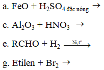 4 dạng bài tập Phản ứng oxi hóa khử trong đề thi Đại học có lời giải