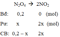 Phương pháp Tính nồng độ các chất ở trạng thái cân bằng cực hay | Hóa học lớp 10