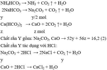 25 Bài tập về Axit Cacbonic và Muối cacbonat cực hay, có lời giải chi tiết
