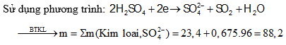Bài tập kim loại tác dụng với H2SO4 đặc, nóng có lời giải