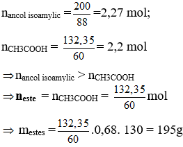 Cách giải bài tập phản ứng este hóa hay, chi tiết | Hóa học lớp 12