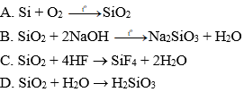 Trắc nghiệm Hóa học 9 Bài 30 (có đáp án): Silic. Công nghiệp silicat