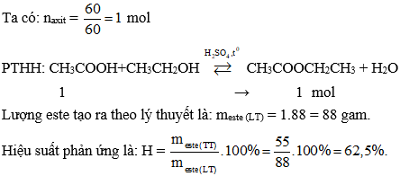 Trắc nghiệm Hóa học 9 Bài 46 (có đáp án): Mối liên hệ giữa etilen, rượu etylic và axit axetic