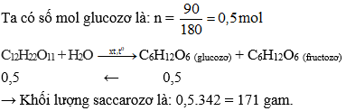 Trắc nghiệm Hóa học 9 Bài 51 (có đáp án): Saccarozơ