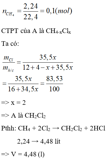 Trắc nghiệm Hóa học 9 Bài 36 (có đáp án): Metan (phần 2)