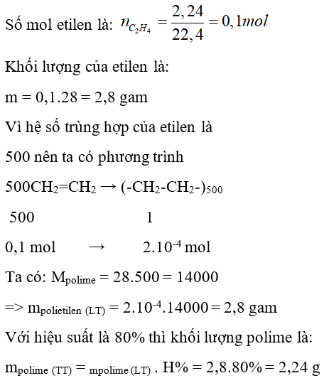 Trắc nghiệm Hóa 9 Trắc nghiệm Hóa học 9 Bài 54 (có đáp án): Polime (phần 2)