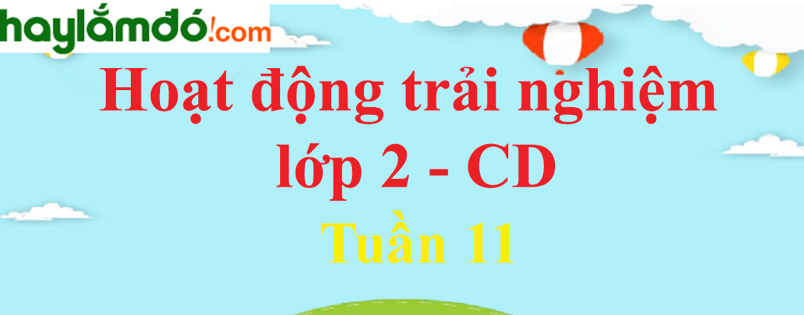 Giải Hoạt động trải nghiệm lớp 2 Tuân 11 trang 35 - Cánh diều