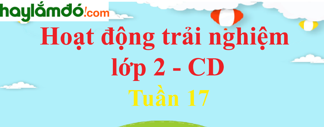 Hoạt động trải nghiệm lớp 2 Tuần 17 trang 51 - Cánh diều