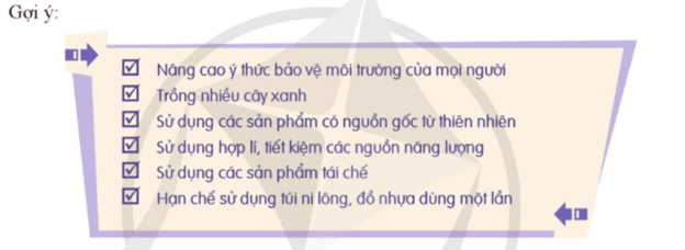 HĐTN 9 Phòng chống ô nhiễm và bảo vệ môi trường | Cánh diều | Giải Hoạt động trải nghiệm 9