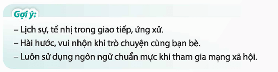 HĐTN 9 Chủ đề 2: Giao tiếp, ứng xử tích cực | Chân trời sáng tạo | Giải Hoạt động trải nghiệm 9