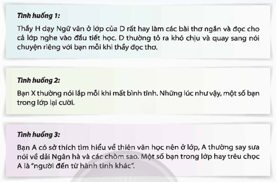 HĐTN 9 Chủ đề 3: Góp phần xây dựng văn hoá nhà trường | Chân trời sáng tạo | Giải Hoạt động trải nghiệm 9