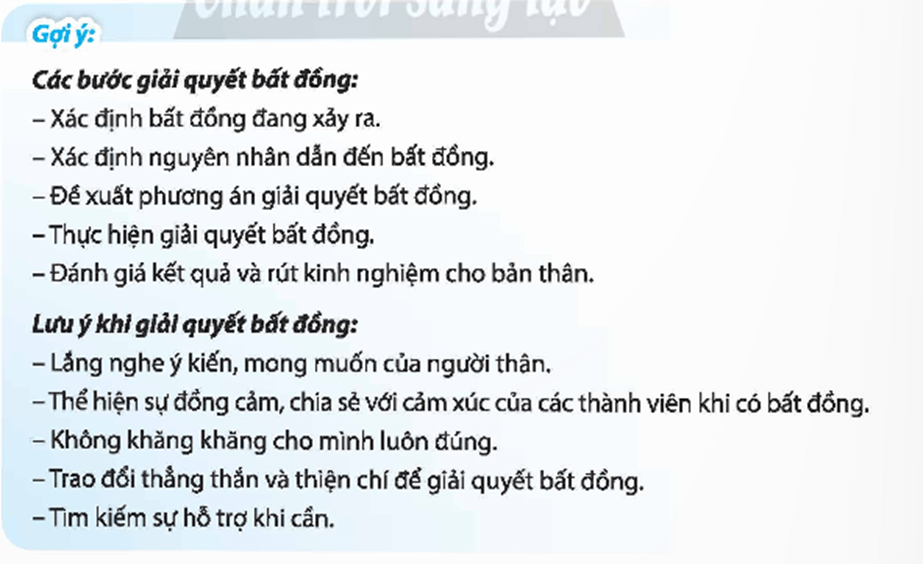 HĐTN 9 Chủ đề 4: Góp phần xây dựng gia đình hạnh phúc | Chân trời sáng tạo | Giải Hoạt động trải nghiệm 9