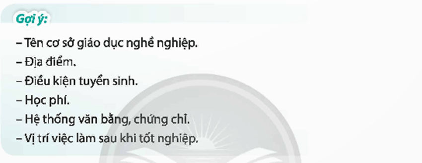 HĐTN 9 Chủ đề 9: Xác định con đường cho bản thân sau Trung học cơ sở | Chân trời sáng tạo | Giải Hoạt động trải nghiệm 9